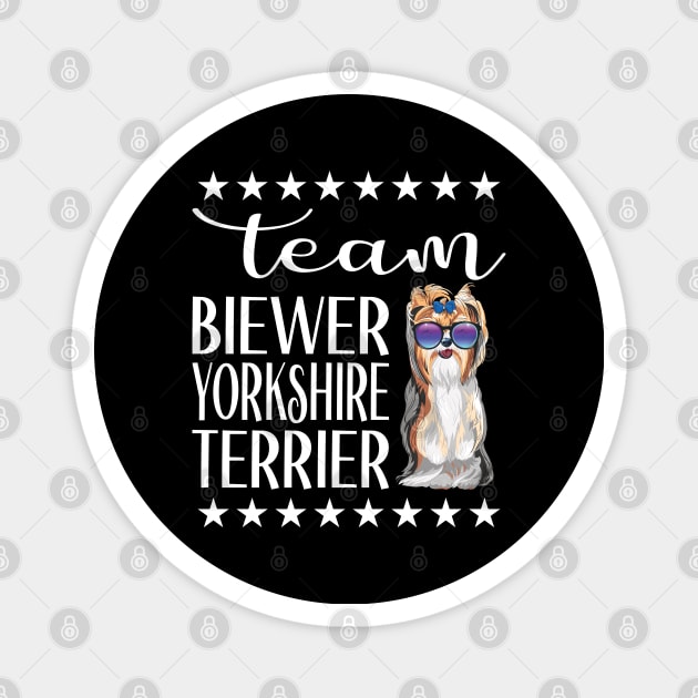 Team Biewer Yorkshire Terrier Magnet by Gift Designs